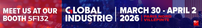 Meet us at our booth 5F132 at Global Industrie